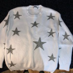 Valentino Ivory Cashmere Ribbed Sweater